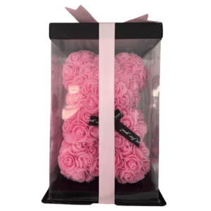 Trandafiri de săpun ursuleț roz