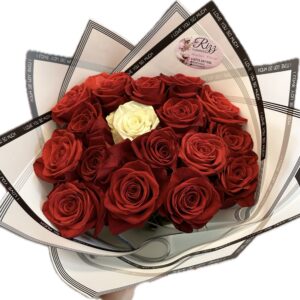 Buchet 17 trandafiri