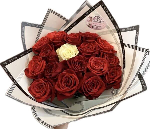 Buchet 17 trandafiri