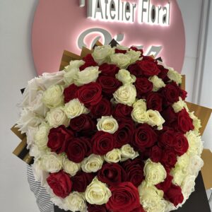 Buchet 101 trandafiri