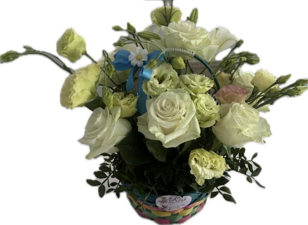 Aranjament/coșuleț trandafiri