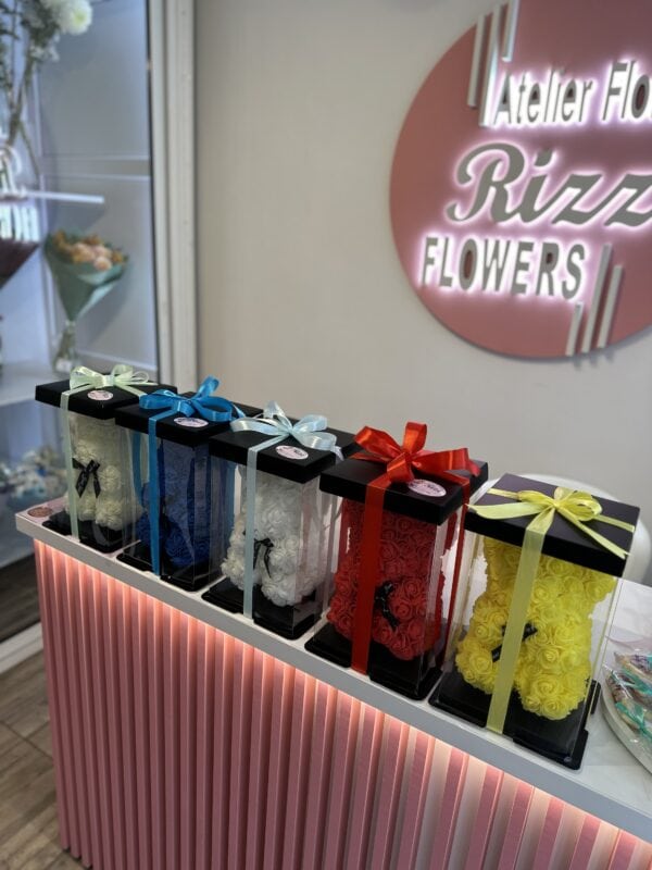 Ursuleți trandafiri de săpun