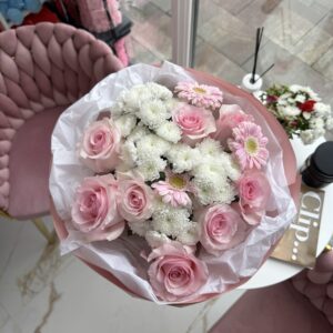 Buchet Pink&white